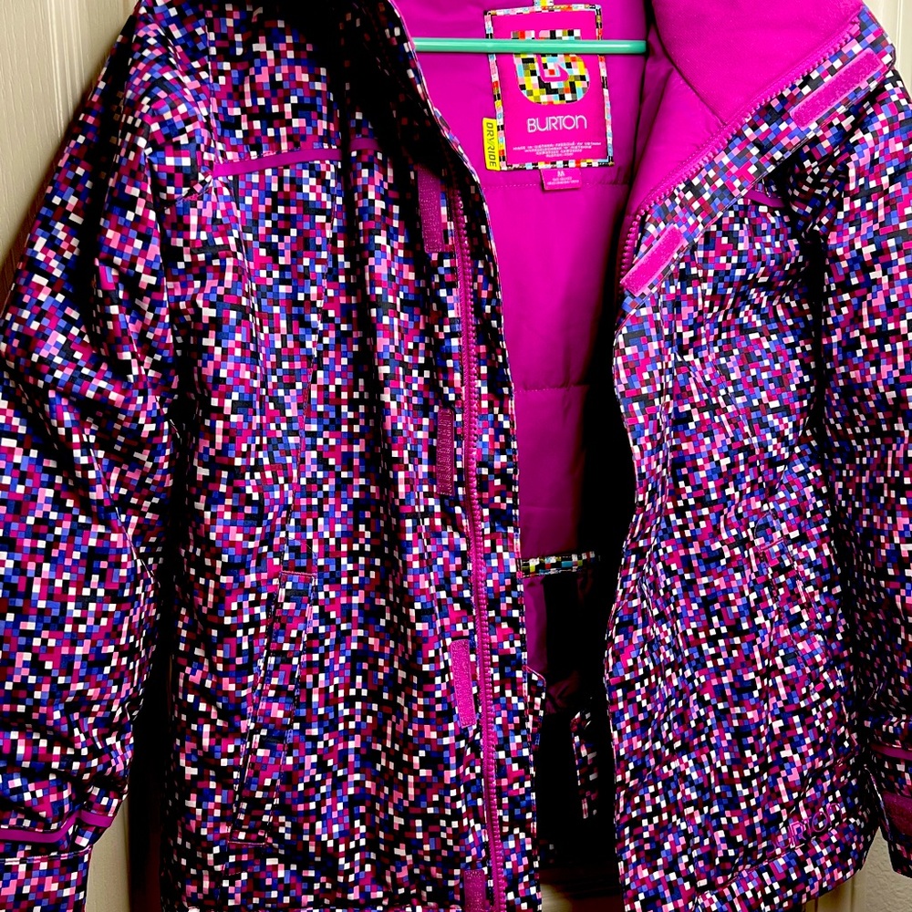 Girls Burton Snow Board Jacket sz M